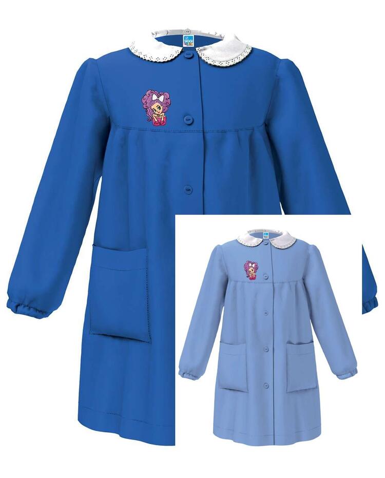 Grembiule scuola bambina Siggi Happy School 33GR4062 Ricamo ragazza Siggi